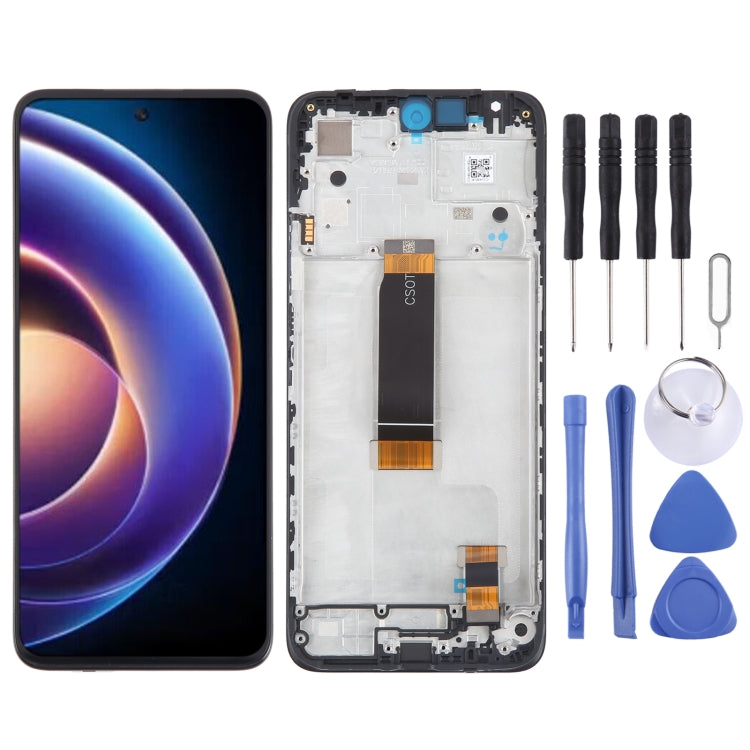Original IPS Material LCD Screen Digitizer Full Assembly with Frame, For Xiaomi Poco C61, For Xiaomi Redmi A3, For Xiaomi Poco M6 5G                    ...