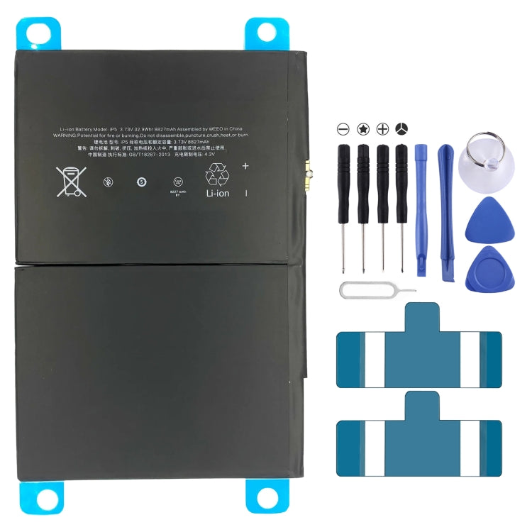 Battery Replacement, For iPad 7/8/9 10.2, For iPad 9.7 2018 A1893 A1954, For iPad 2017 A1822 A1823, For iPad Pro 9.7 A1664/A1675/A1674/A1673            ...
