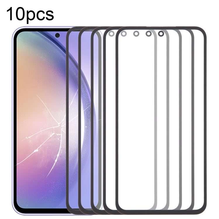 10pcs Front Screen Outer Glass Lens for Samsung Galaxy A15