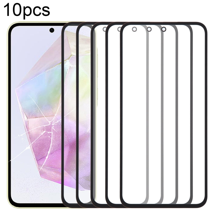 10pcs Front Screen Outer Glass Lens for Samsung Galaxy A15