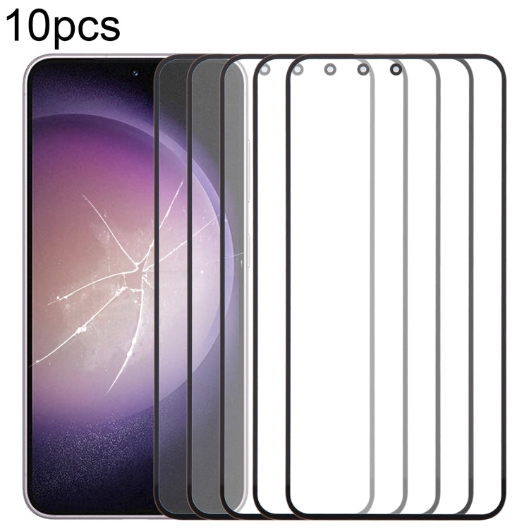 10pcs Front Screen Outer Glass Lens for Samsung Galaxy A15
