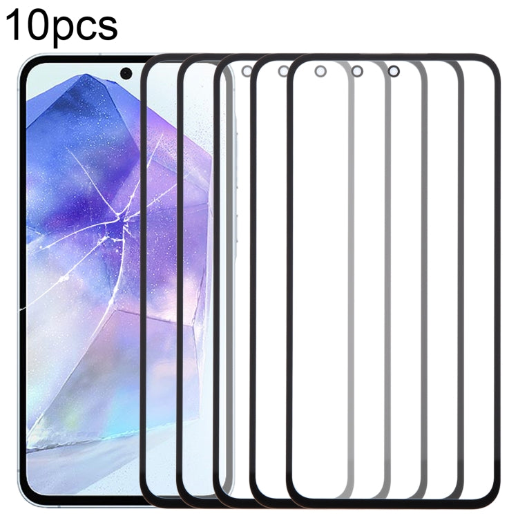 10pcs Front Screen Outer Glass Lens for Samsung Galaxy A15
