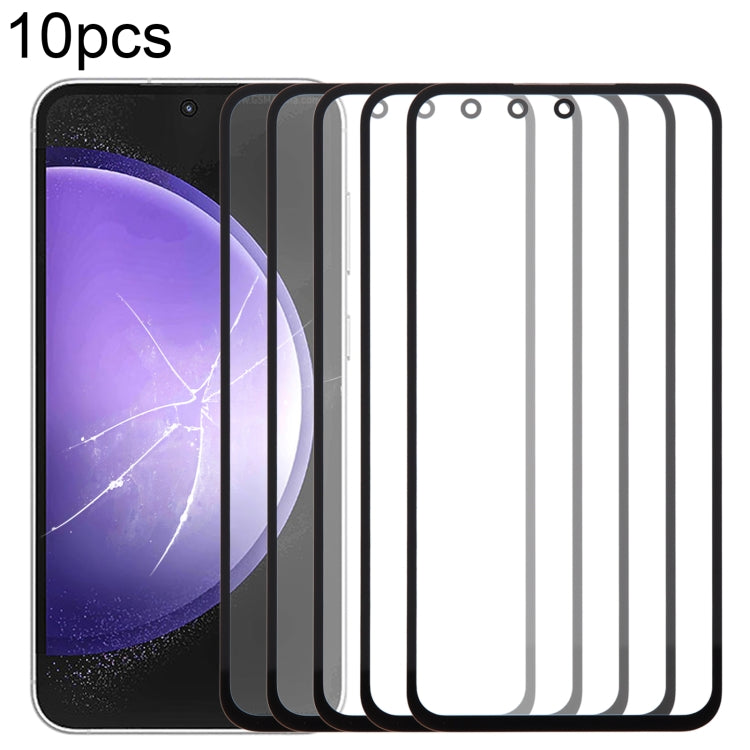 10pcs Front Screen Outer Glass Lens for Samsung Galaxy A15