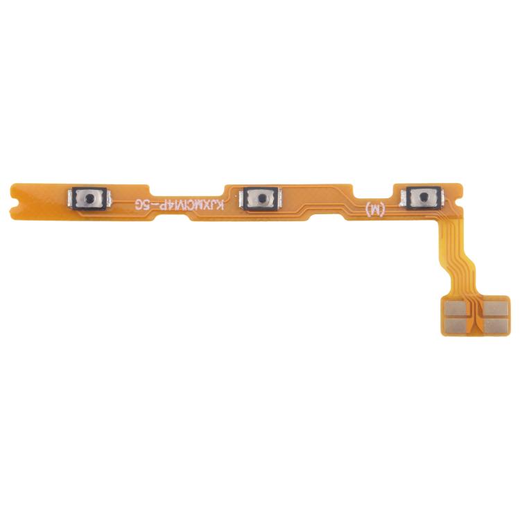 OEM Power Button & Volume Button Flex Cable, For Xiaomi Redmi Turbo 4, For Xiaomi Poco X7 Pro, For Xiaomi Redmi Note 14 5G / Poco M7 Pro 5G             ...