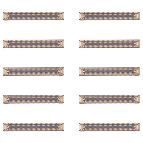 Connettore FPC per display LCD della scheda madre da 10 pezzi, For Samsung Galaxy A33 5G SM-A336B, For Samsung Galaxy A03 SM-A035F, For Samsung Galaxy A13 SM-A135F, For Samsung Galaxy S22 Ultra 5G SM-S908B, For Samsung Galaxy S22+ 5G SM-S906B����������...