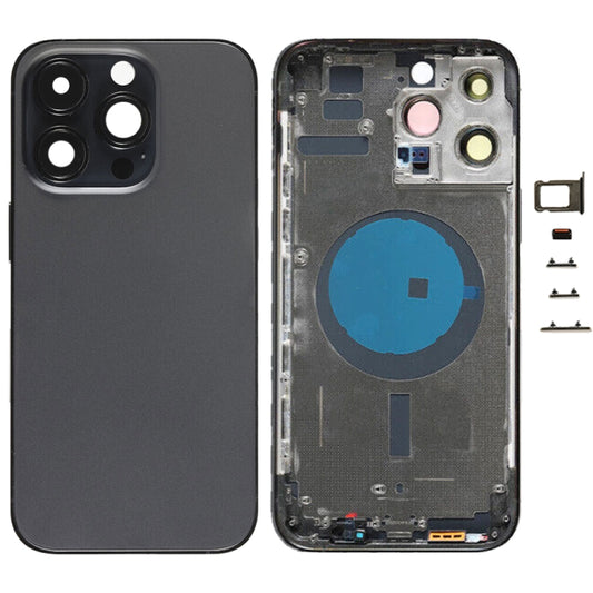 Cover posteriore per iPhone 14 Pro Max con batteria, tasti laterali e