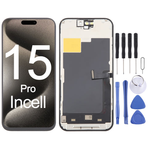 Schermo LCD YK OLED con digitalizzatore completo per iPhone 15 Pro,