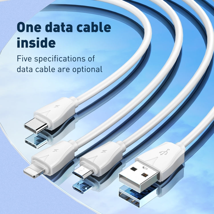 32W LDNIO Type-C Dual USB Charger with 1m Cable, US Plug