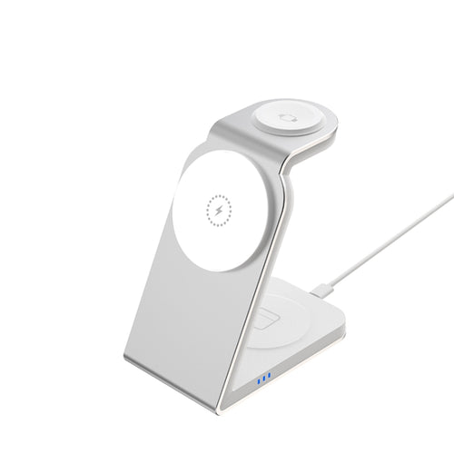 3 in 1 Metal Magnetic Wireless Charger for Fast Charging