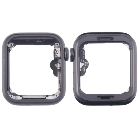 Piastra della lunetta del telaio centrale en lega di alluminio avec cavo flexible dell'asse di rotation della corona, Pour Apple Watch Series 4 44MM LTE, Pour Apple Watch Series 4 44MM GPS, Pour Apple Watch Series 4 40MM LTE...