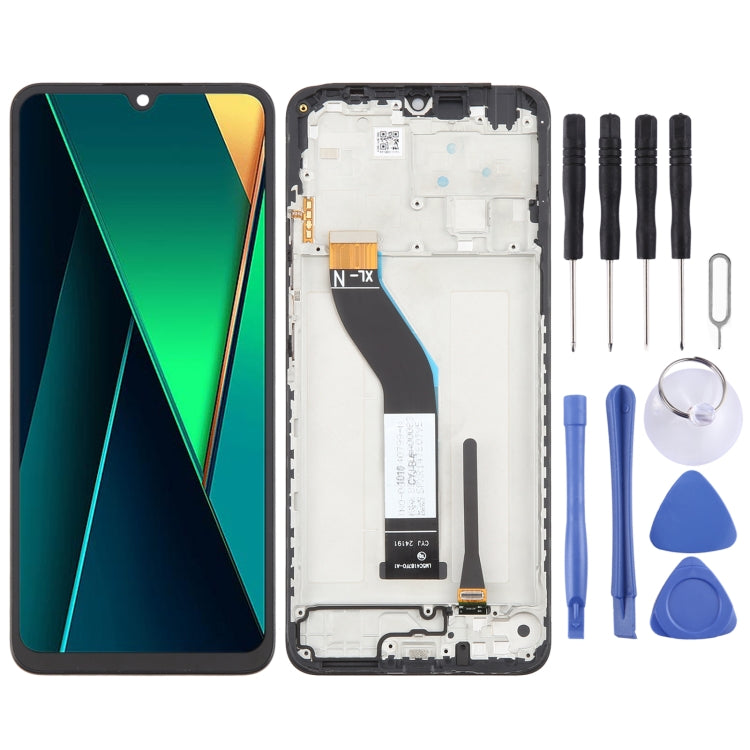 OEM LCD Screen Digitizer Full Assembly with Frame, For Xiaomi Poco C71, For Xiaomi Redmi 14C 4G / 5G, For Xiaomi Redmi A4, For Xiaomi Redmi A3 Pro      ...