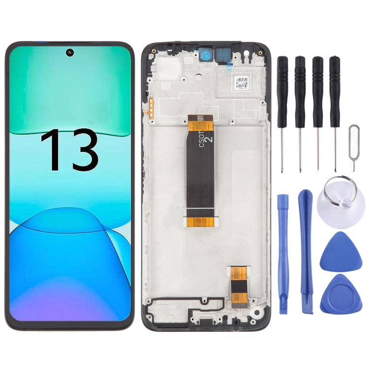 OEM LCD Screen Digitizer Full Assembly with Frame, For Xiaomi Poco C71, For Xiaomi Redmi 14C 4G / 5G, For Xiaomi Redmi A4, For Xiaomi Redmi A3 Pro      ...