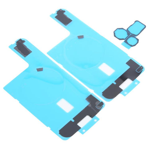 10 pièces Adhésif noir pour dissipateur de calories de la couverture postérieure avec coussins en mousse pour caméra photo postérieure, pour iPhone 16 Pro Max, pour iPhone 16 Pro, pour iPhone 16 Plus, pour iPhone 16