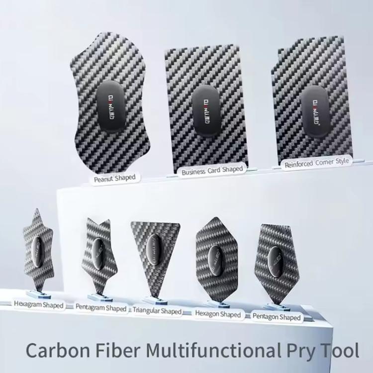 Qianli High Toughness Multifunctional Carbon Fiber Prying Tool, Pentagon Shaped, Hexagon Shaped, Triangular shaped, Pentagram Shaped, Hexagram Shaped   ...