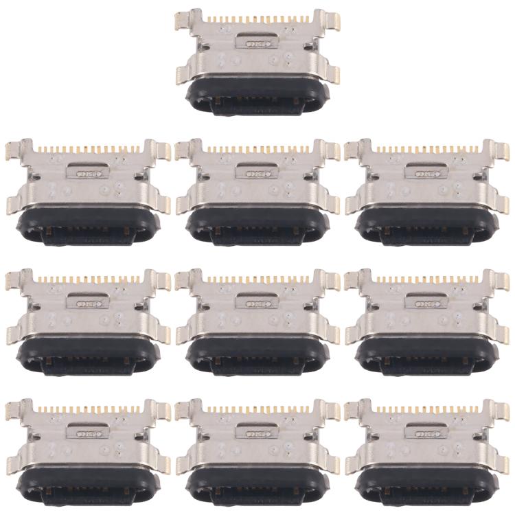 10pcs Original Charging Port Connector, For Xiaomi Redmi 10C 4G, For Xiaomi Redmi Note 11E Pro 5G, For Xiaomi Redmi Note 11E 5G, For Xiaomi Redmi 10 Pri...