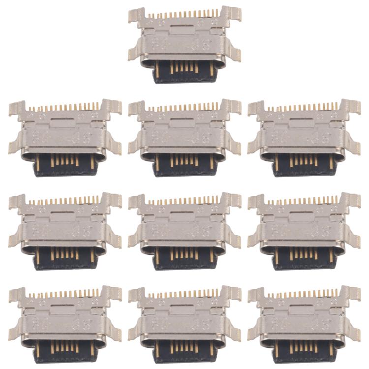 10pcs Original Charging Port Connector, For Xiaomi Redmi 10C 4G, For Xiaomi Redmi Note 11E Pro 5G, For Xiaomi Redmi Note 11E 5G, For Xiaomi Redmi 10 Pri...