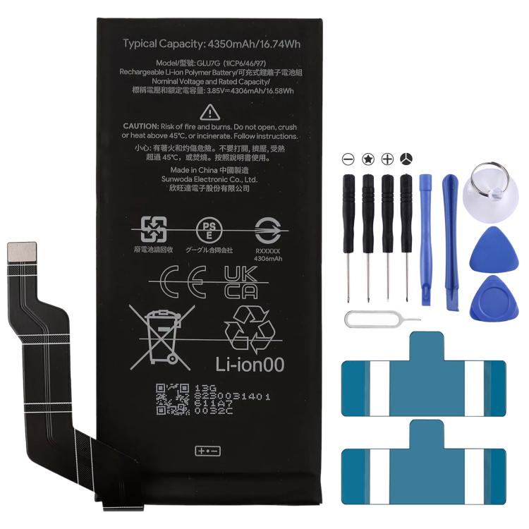 Battery Replacement, For Google Pixel 8A 4492mAh G07DF, For Google Pixel 8 Pro 4950mAh GUKD8, For Google Pixel 8 4575mAh GS35E                          ...