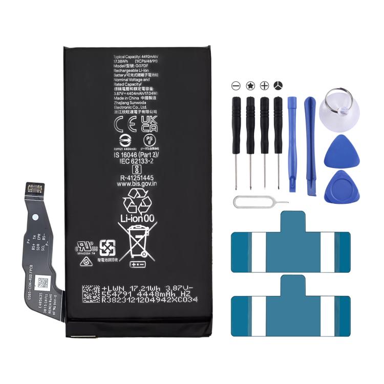 Battery Replacement, For Google Pixel 8A 4492mAh G07DF, For Google Pixel 8 Pro 4950mAh GUKD8, For Google Pixel 8 4575mAh GS35E                          ...