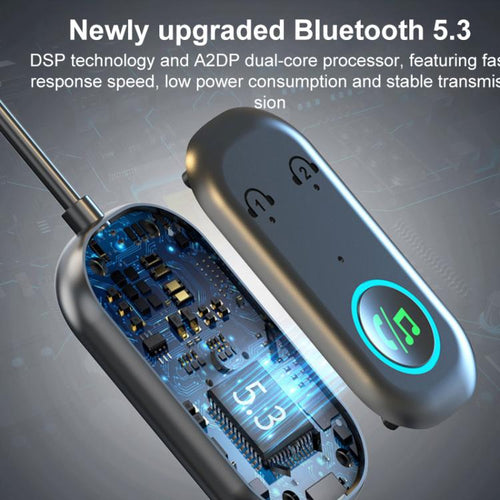 2 in 1 Bluetooth AUX Receiver Transmitter for Car Audio