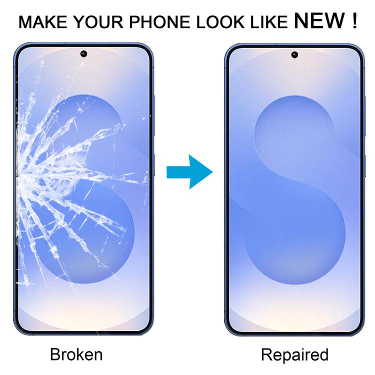 10pcs Front Screen Outer Glass Lens with OCA Optically Clear Adhesive, For Samsung Galaxy S25 SM-S931B, For Samsung Galaxy S25+ SM-S936B                ...
