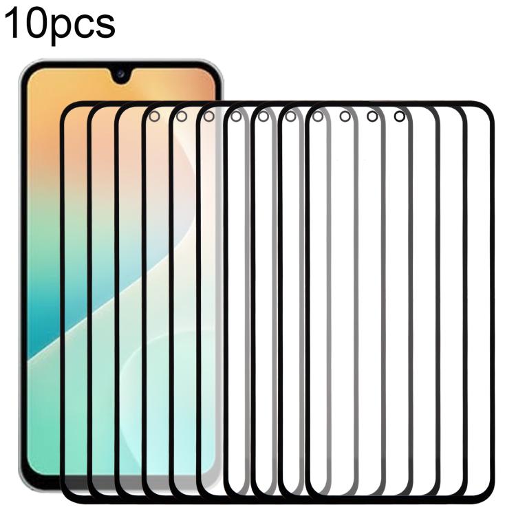 10pcs Front Screen Outer Glass Lens with OCA Optically Clear Adhesive, For Galaxy S26+ SM-S947B, For Galaxy M07 SM-M075F, For Galaxy M17 SM-M176B       ...