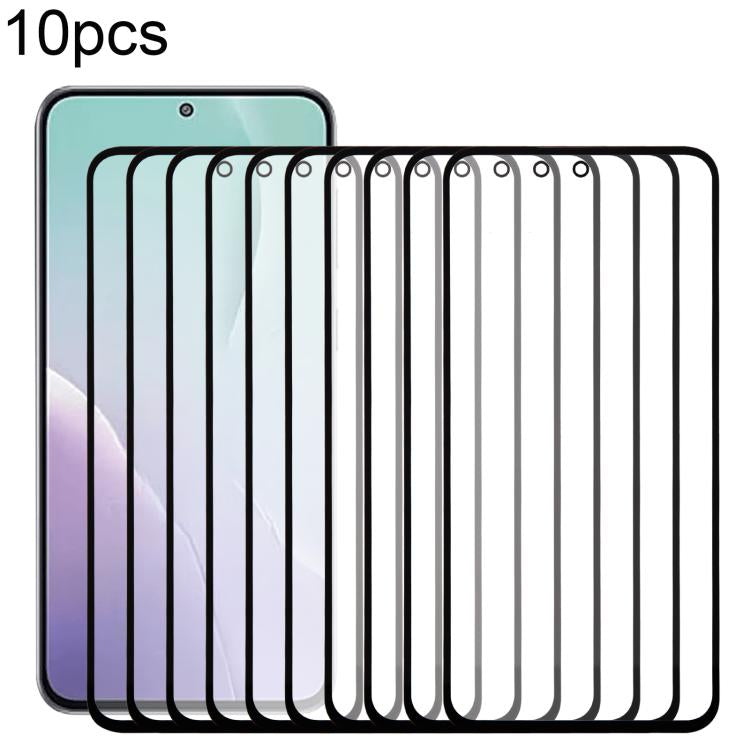 10pcs Front Screen Outer Glass Lens with OCA Optically Clear Adhesive, For Galaxy S26+ SM-S947B, For Galaxy M07 SM-M075F, For Galaxy M17 SM-M176B       ...