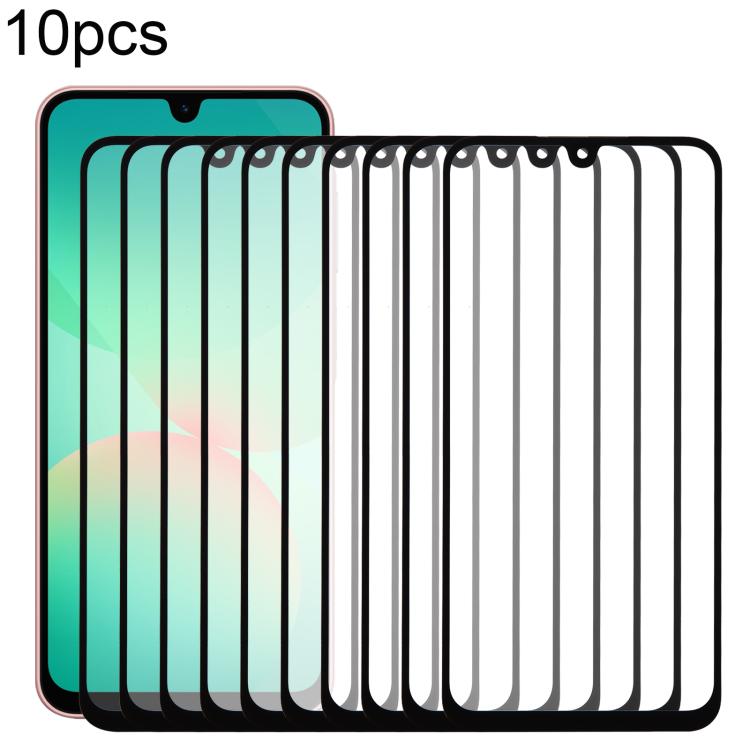10pcs Front Screen Outer Glass Lens with OCA Optically Clear Adhesive, For Galaxy S26+ SM-S947B, For Galaxy M07 SM-M075F, For Galaxy M17 SM-M176B       ...