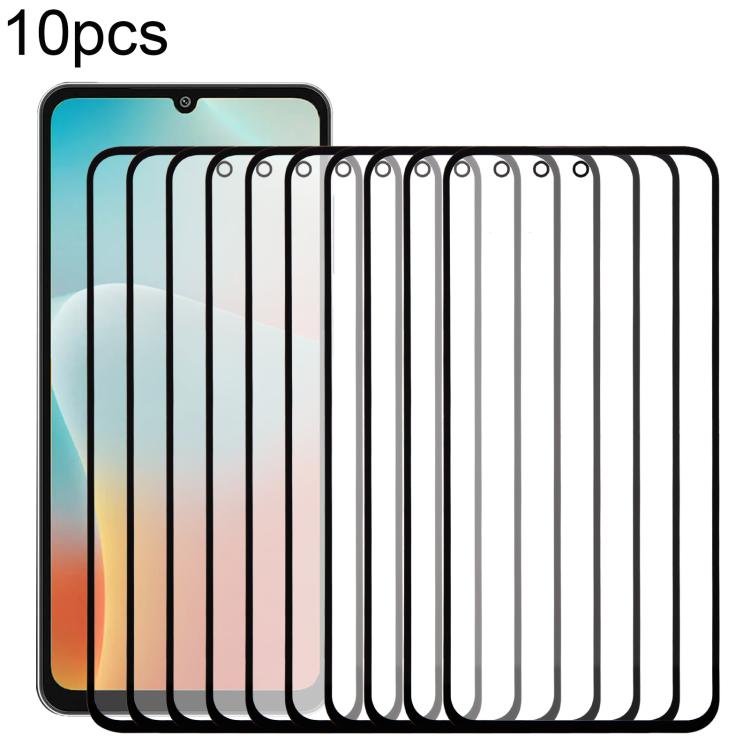 10pcs Front Screen Outer Glass Lens with OCA Optically Clear Adhesive, For Galaxy S26+ SM-S947B, For Galaxy M07 SM-M075F, For Galaxy M17 SM-M176B       ...