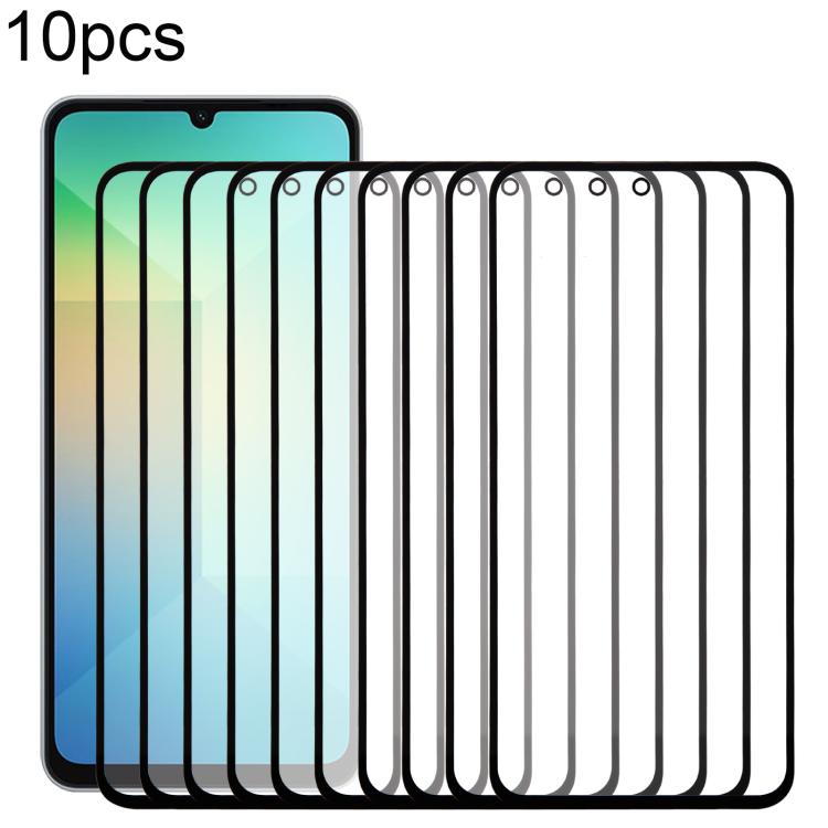10pcs Front Screen Outer Glass Lens with OCA Optically Clear Adhesive, For Galaxy S26+ SM-S947B, For Galaxy M07 SM-M075F, For Galaxy M17 SM-M176B       ...
