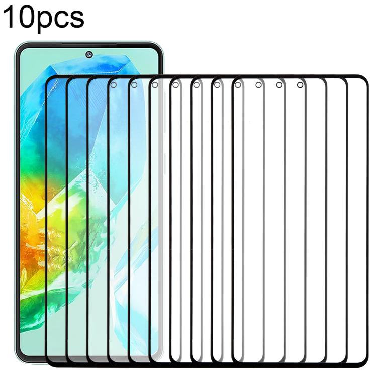 10pcs Front Screen Outer Glass Lens with OCA Optically Clear Adhesive, For Samsung Galaxy S25 SM-S931B, For Samsung Galaxy S25+ SM-S936B                ...