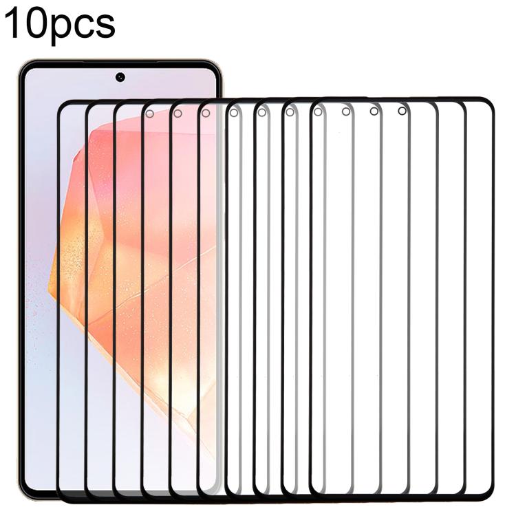 10pcs Front Screen Outer Glass Lens with OCA Optically Clear Adhesive, For Samsung Galaxy S25 SM-S931B, For Samsung Galaxy S25+ SM-S936B                ...