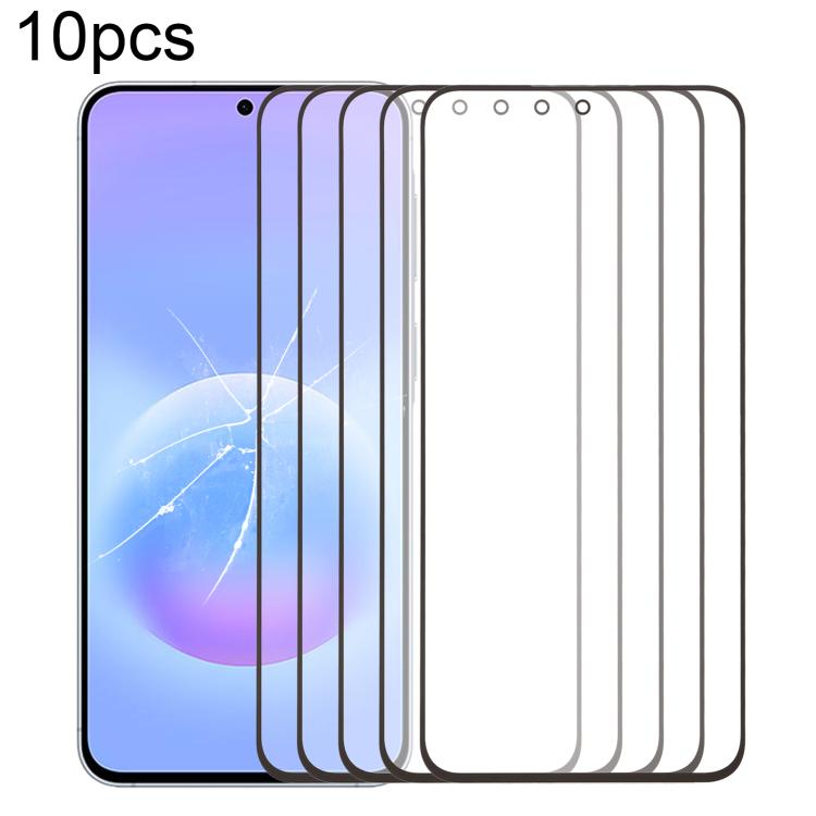 10pcs Front Screen Outer Glass Lens with OCA Optically Clear Adhesive, For Galaxy S26+ SM-S947B, For Galaxy M07 SM-M075F, For Galaxy M17 SM-M176B       ...