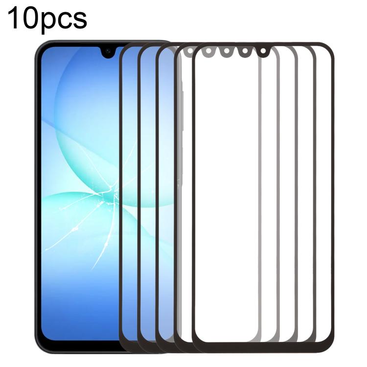 10pcs Front Screen Outer Glass Lens with OCA Optically Clear Adhesive, For Galaxy S26+ SM-S947B, For Galaxy M07 SM-M075F, For Galaxy M17 SM-M176B       ...