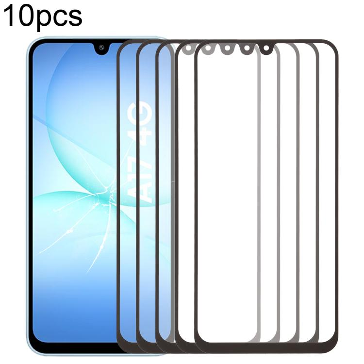 10pcs Front Screen Outer Glass Lens with OCA Optically Clear Adhesive, For Galaxy S26+ SM-S947B, For Galaxy M07 SM-M075F, For Galaxy M17 SM-M176B       ...