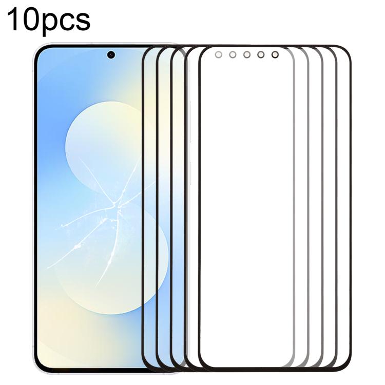 10pcs Front Screen Outer Glass Lens with OCA Optically Clear Adhesive, For Galaxy S26+ SM-S947B, For Galaxy M07 SM-M075F, For Galaxy M17 SM-M176B       ...