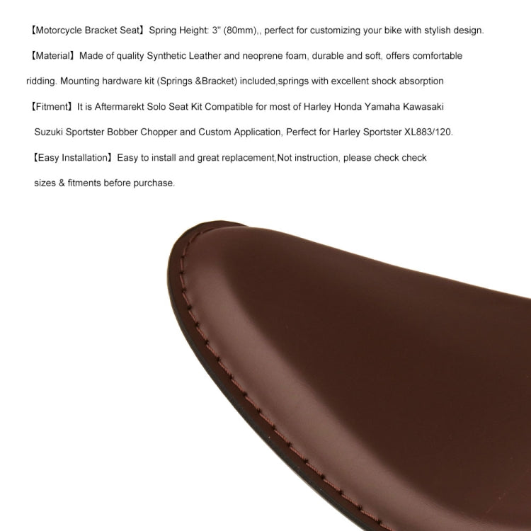 Kit staffa di montaggio molle sella moto, Motorcycle Seat Bracket