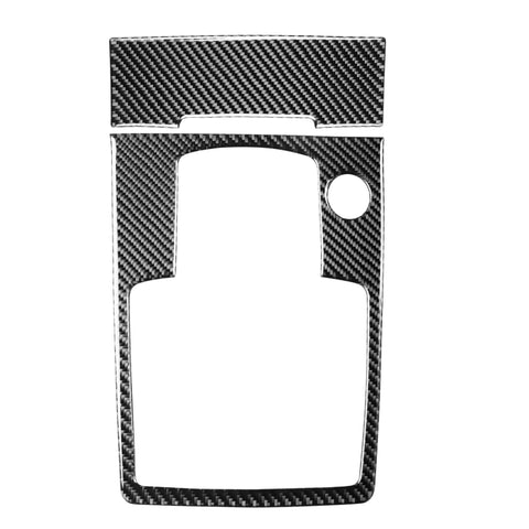 Panneau intégré en fibre de carbone 2 en 1 + adhésif décoratif accessoire pour Audi Q7 2008-2015, panneau de vitesse + allume-cigare