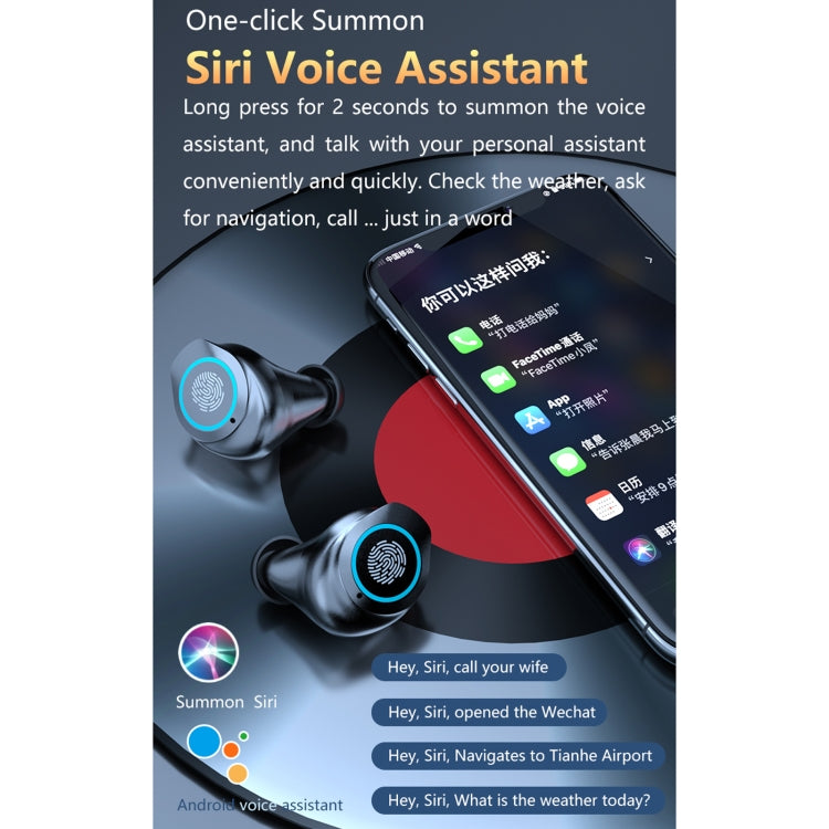 Auricolari Bluetooth M17 5.1 con Display LED e Scatola di Ricarica,