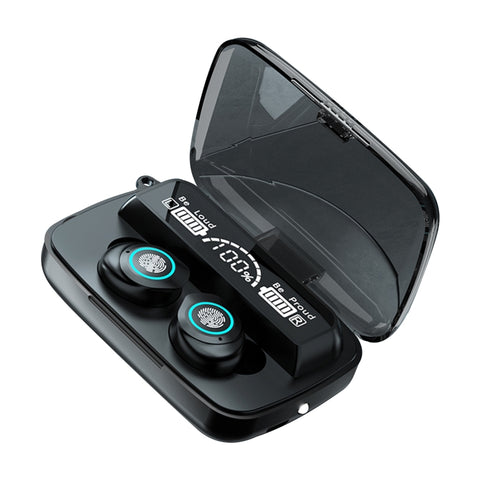 Auricolari Bluetooth M17 5.1 con Display LED e Scatola di Ricarica,