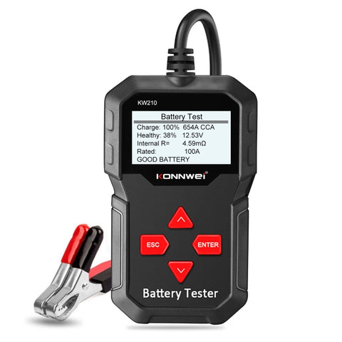 Test Batteria Auto KONNWEI KW210 - Rilevatore Capacità e Resistenza