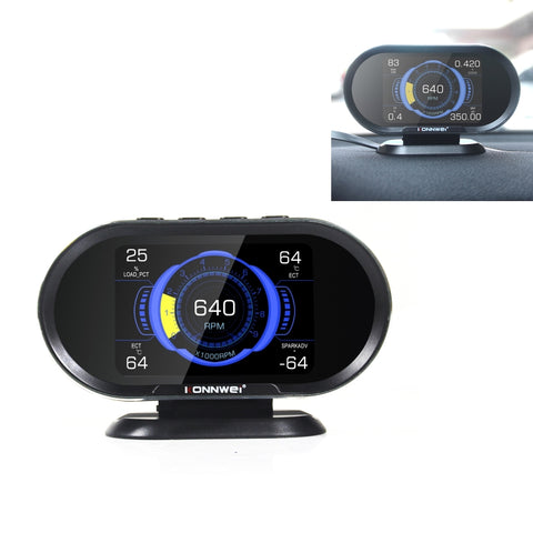 Scanner OBDII/EOBD 2 in 1 KONNWEI KW206 con Monitor LCD 3,5 Pollici