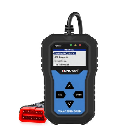 KONNWEI KW350 OBDII 12V Diagnostica Auto con Schermo 2" per Audi e