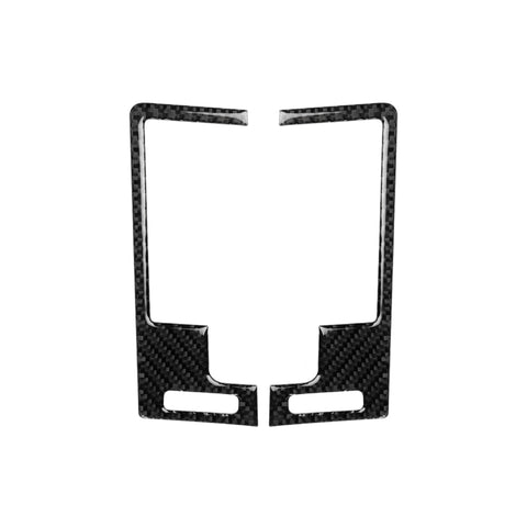Adhésif décoratif effrayant pour ventilation centrale en fibre de carbone pour voiture pour Nissan 350z 2006-2009, échappement de ventilation centrale