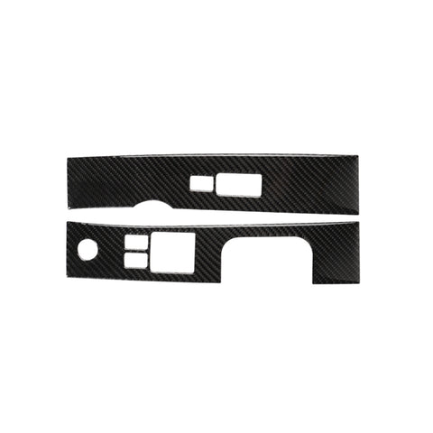 Adhésif décoratif pour ascension en fibre de carbone pour voiture pour Nissan 350z 2006-2009, guide vers le sinistre, lève-vitre, conduite à gauche