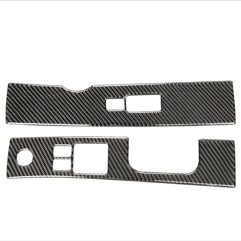 Adhésif décoratif pour ascension en fibre de carbone pour voiture pour Nissan 350z 2006-2009, guide de route, lève-vitre, conduite à droite