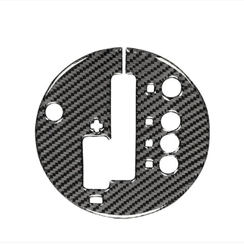 Adhésif décoratif pour panneau de transmission automatique avec changement automatique en fibre de carbone pour Nissan 350z 2006-2009, guide de direction, panneau de transmission automatique à engrenages, conduite à droite