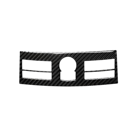 Adhésif décoratif pour le contrôle du système de navigation en fibre de carbone pour voiture pour Nissan 350z 2006-2009, contrôle du système de navigation