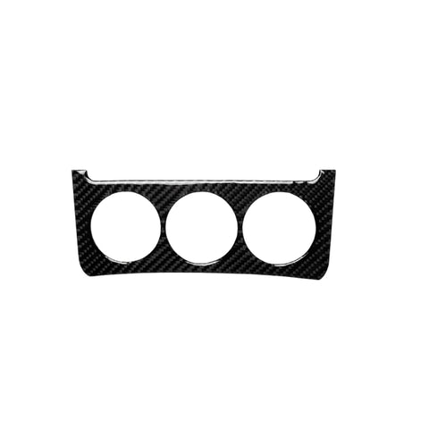 Autocollant décoratif pour console, air conditionné, radio en fibre de carbone pour voiture, pour Nissan 350z 2006-2009, autocollant décoratif pour console de climatisation