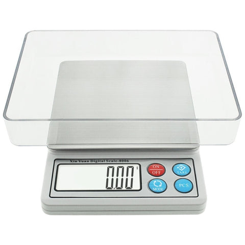 XY-8006 Balance numérique portable professionnelle pour jeux en or de 600 g x 0,01 g LCD de 2,2 pouces, XY-8006 600 g x 0,01 g