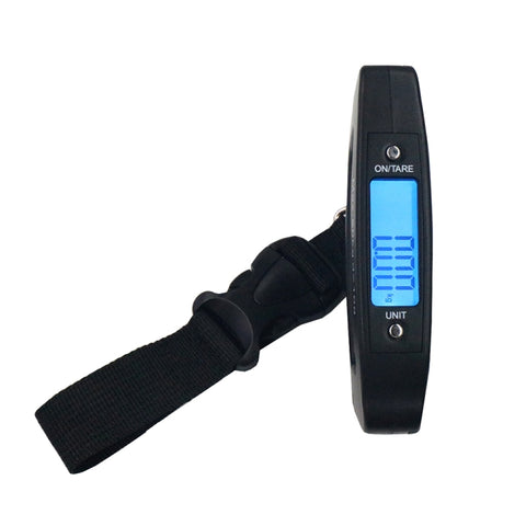 A09 50 kg x 10 g Appareil de bilan électronique numérique portable pour ceinture de sac avec écran LCD de 1,7 pouces, balance de ceinture